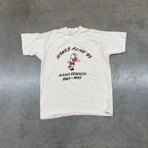 Fruit of the Loom Hawks Alive 95 Reunion T-Shirt Alumni Boxy Fit Men's XL